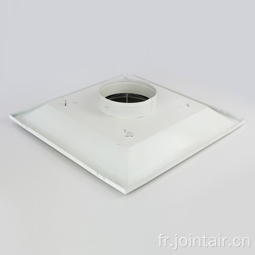 Diffuseur de plafond décoratif en acier avec 2 panneau plat